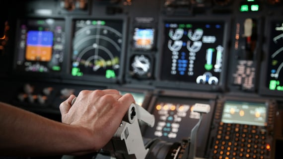 Pilot Displaying Manual Flight Operations Proficiency