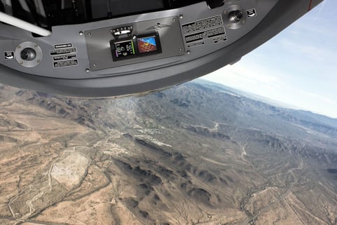Airplane in spin